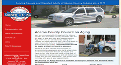 Desktop Screenshot of adamscountycouncilonaging.org